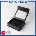 China handmade tampa e base de papel preto caixa de jóias caixa de pulseira